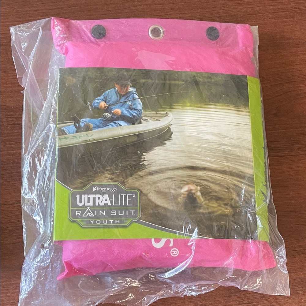 Frogg Toggs Ultra-Lite Youth Rain Suit - Pink